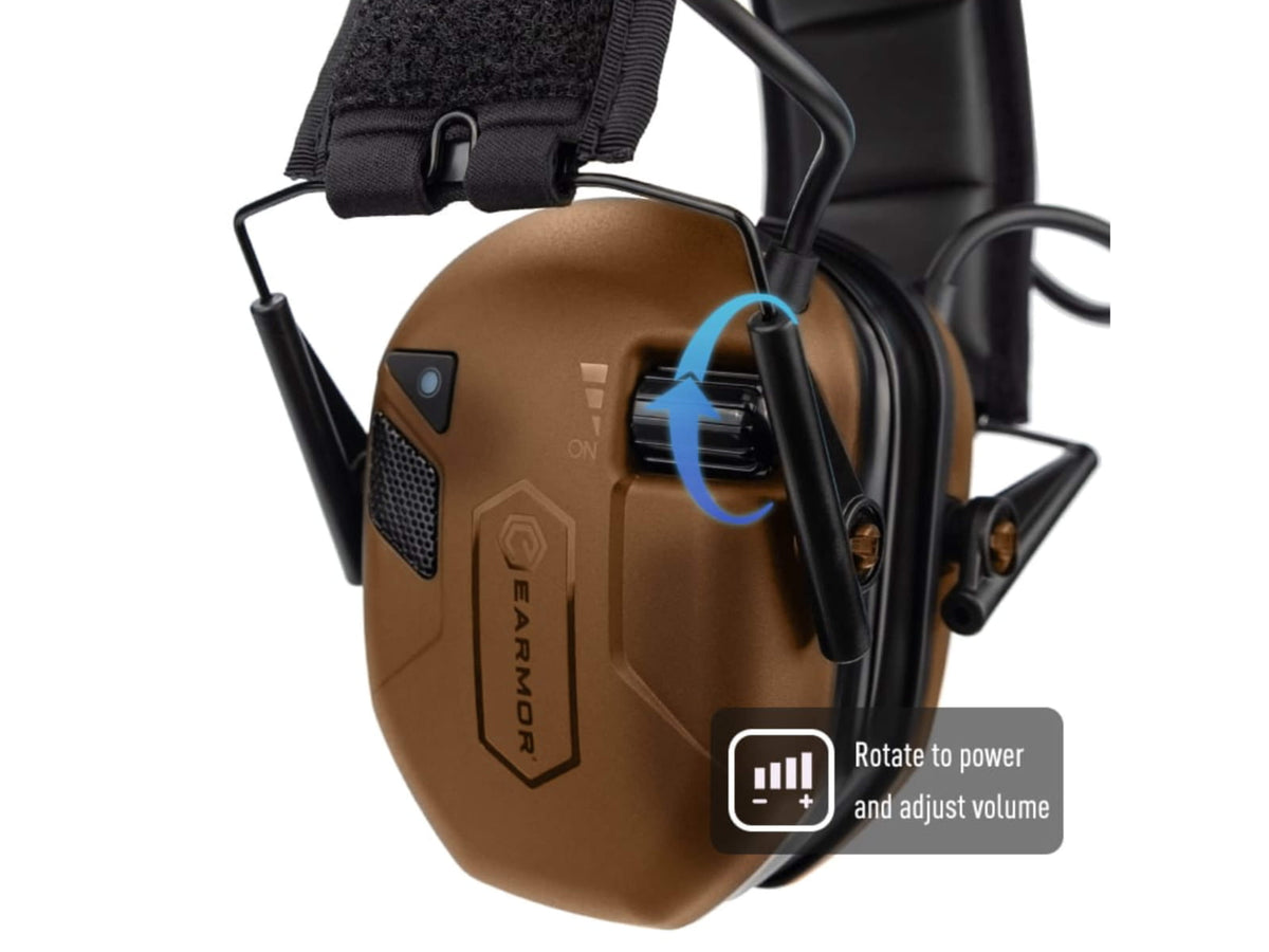 Earmor Sport Shooting Electronic Ear Muffs w/ Gel Earpads Bluetooth
