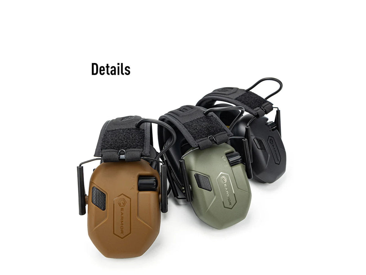 Earmor Sport Shooting ElectronicEar Muffs w/ Foam Earpads