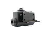 Earmor Tactical PTT for MIL PRC Radio Applications Tactical Black