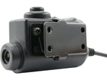 Earmor Tactical PTT Midland 2pin Radio Application Black