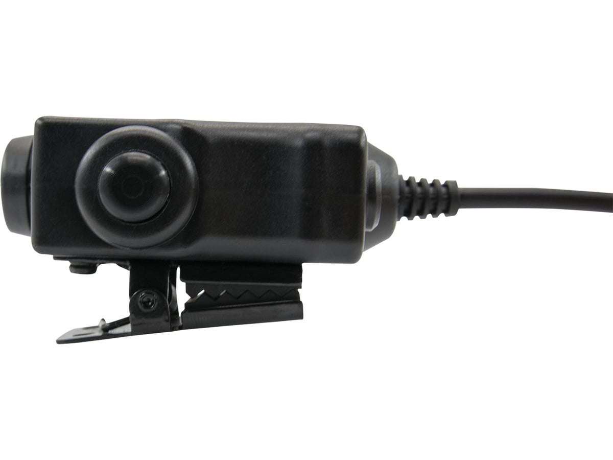 Earmor Tactical PTT Moto 1 Pin Radio Application Black