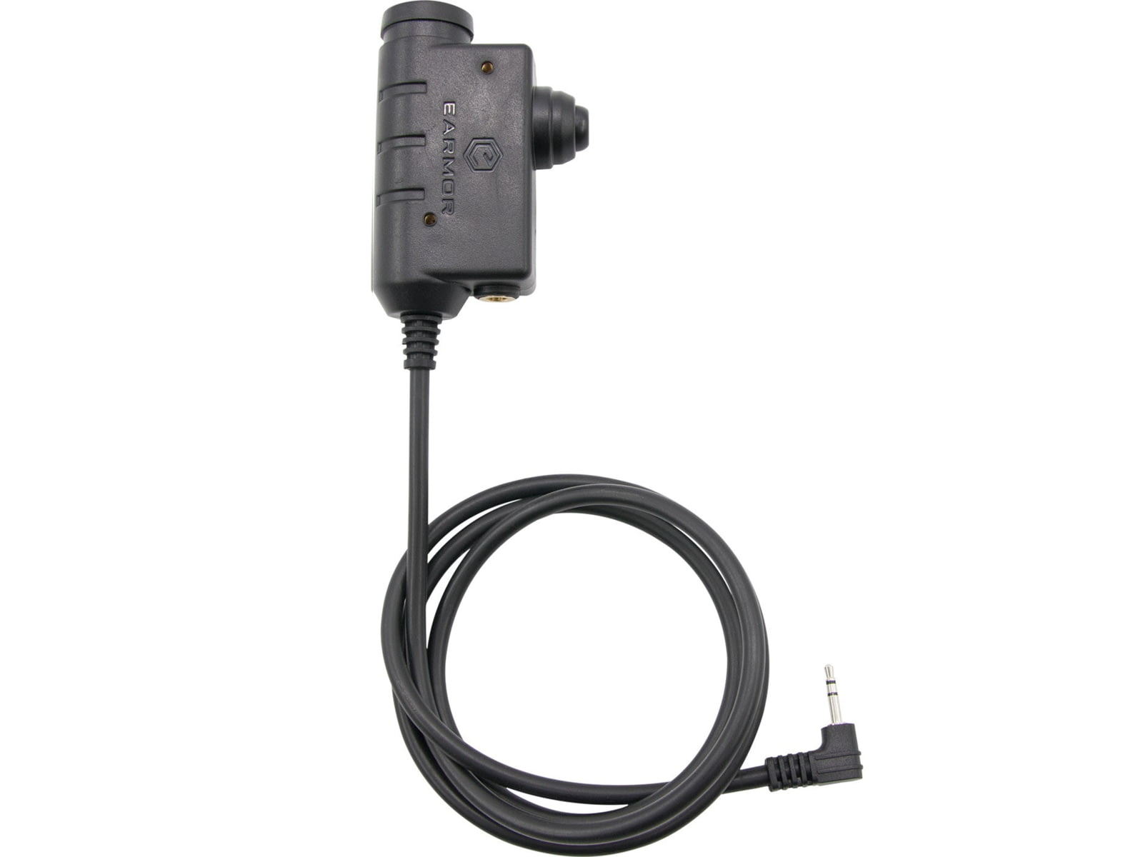 Earmor Tactical PTT Moto 1 Pin Radio Application Black