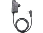Earmor Tactical PTT Moto 2 Pin Radio Application Black