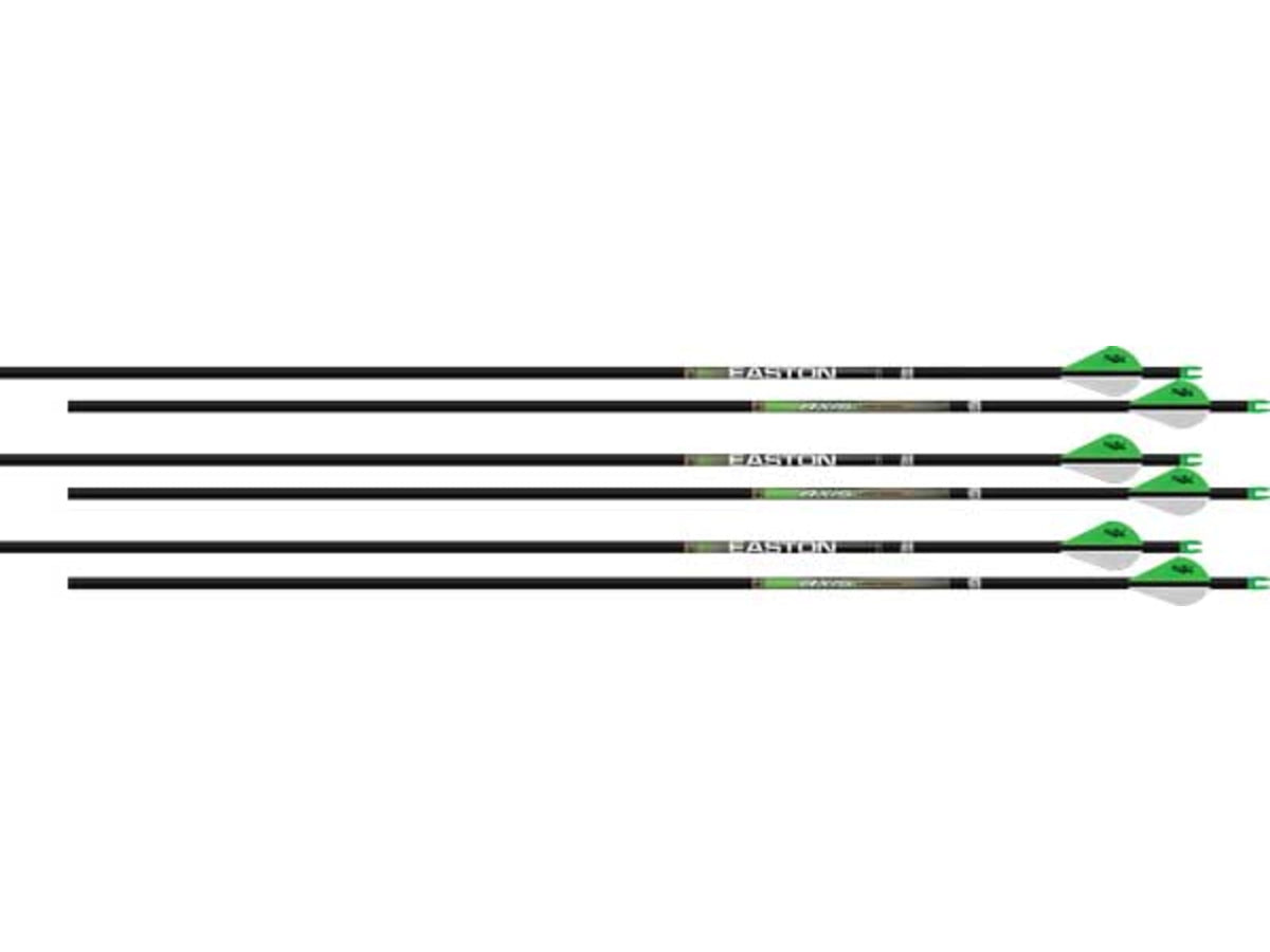 Easton 4mm Axis Long Range 400 Arrows w/2in Blazer Vanes 6 Pack 31.5in 9.7 GPI .003in Straightness 230124