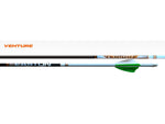 Easton Venture 6mm Arrows .005in 600 Spine 6 Pk Black 002631