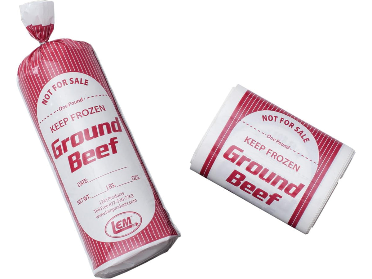 LEM Products 2 lb. Ground Beef Bags - 25 count Replaces 039 5AEC12A6 LSW039