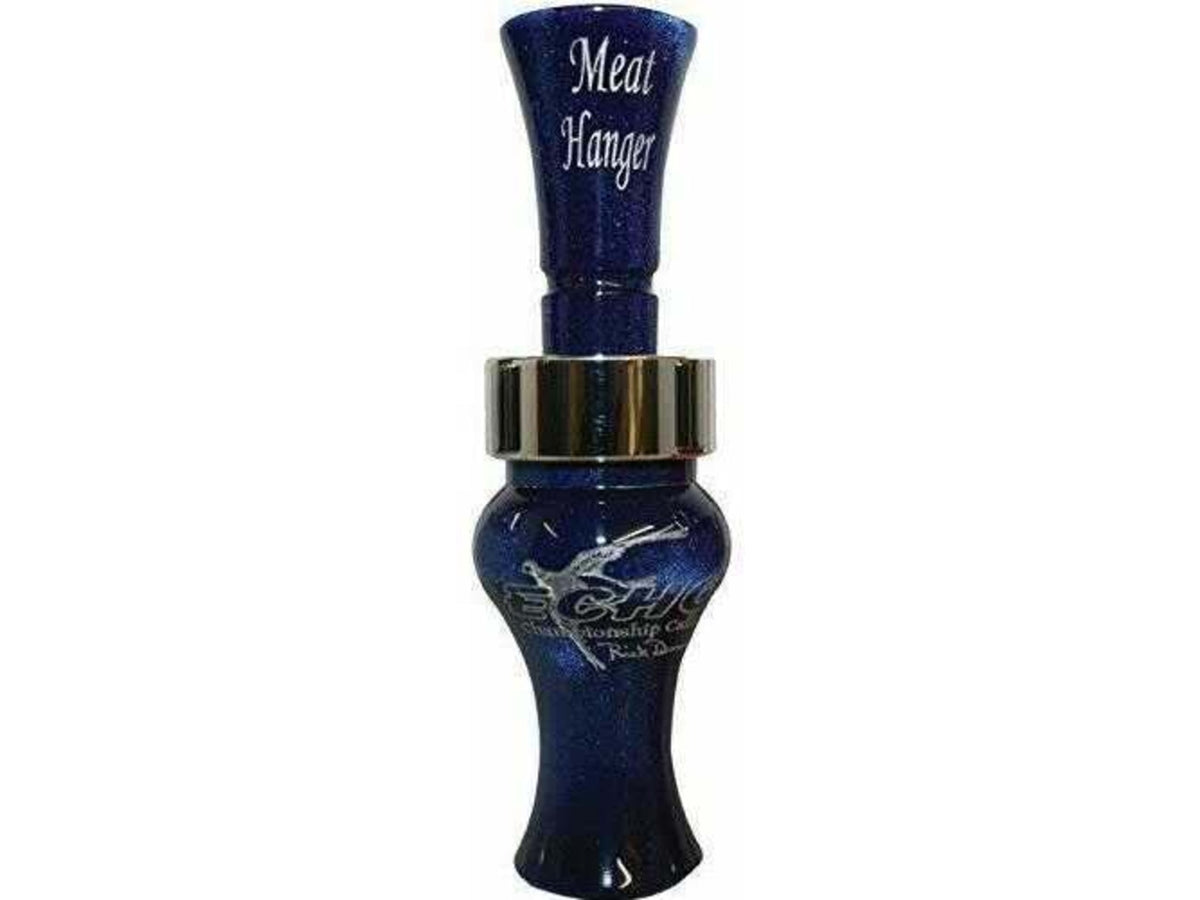 ECHO CALLS INC 79014 Meat Hanger Ducks Double Reed Blue Pearl Acrylic