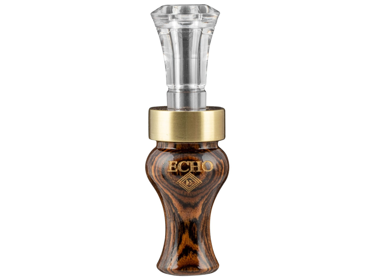 ECHO CALLS INC 90016 Diamondwood/Wood Poly Ducks Double Reed Bocote Timber/Pol