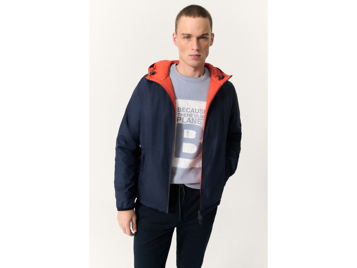 Ecoalf Eukalf Reversible Vest - Men's Deep Navy/Bright Orange S