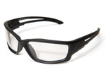 Edge Tactical Eyewear Blade Runner Safety Glasses - Black Frame Clear Lens SBR611