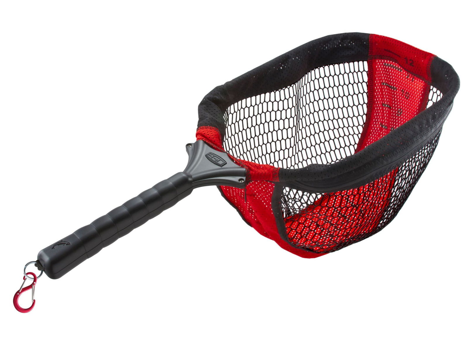 EGO Blackwater Trout Net / Measure Net Black/Red Standard 71690