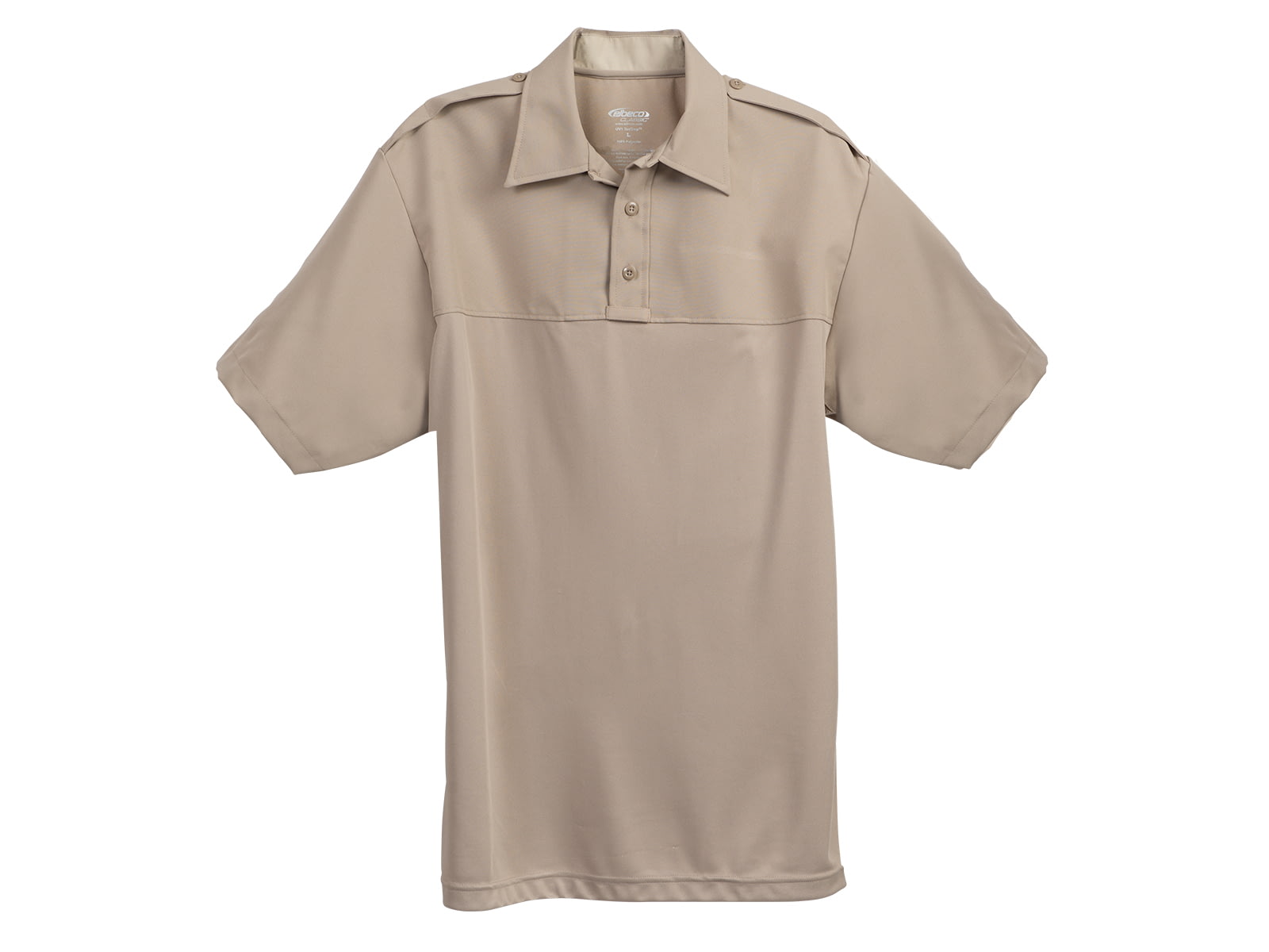 Elbeco Men's Tan Uv1 Undervest Short Sleeve Shirt -