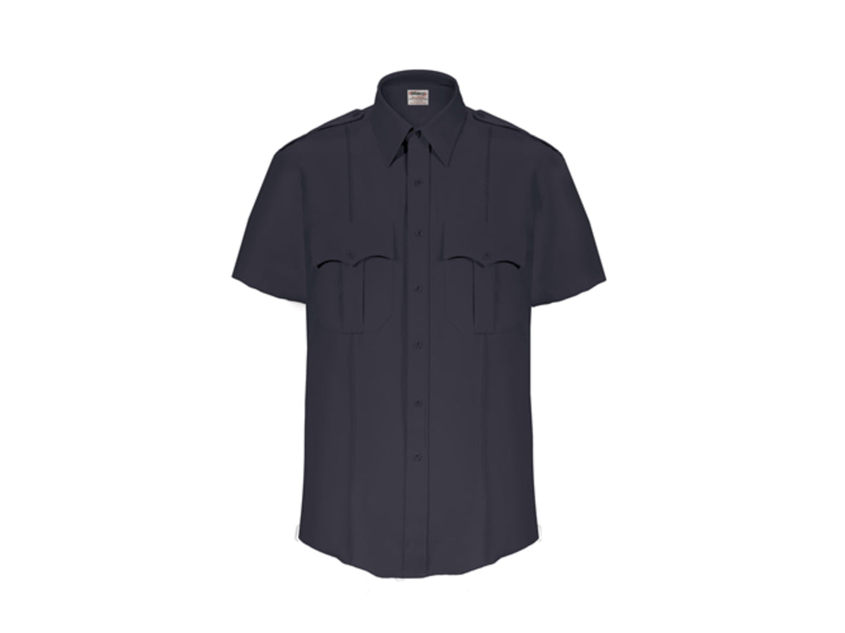 Elbeco TexTrop2 Short Sleeve Polyester Shirt - Mens 16.5 in Navy