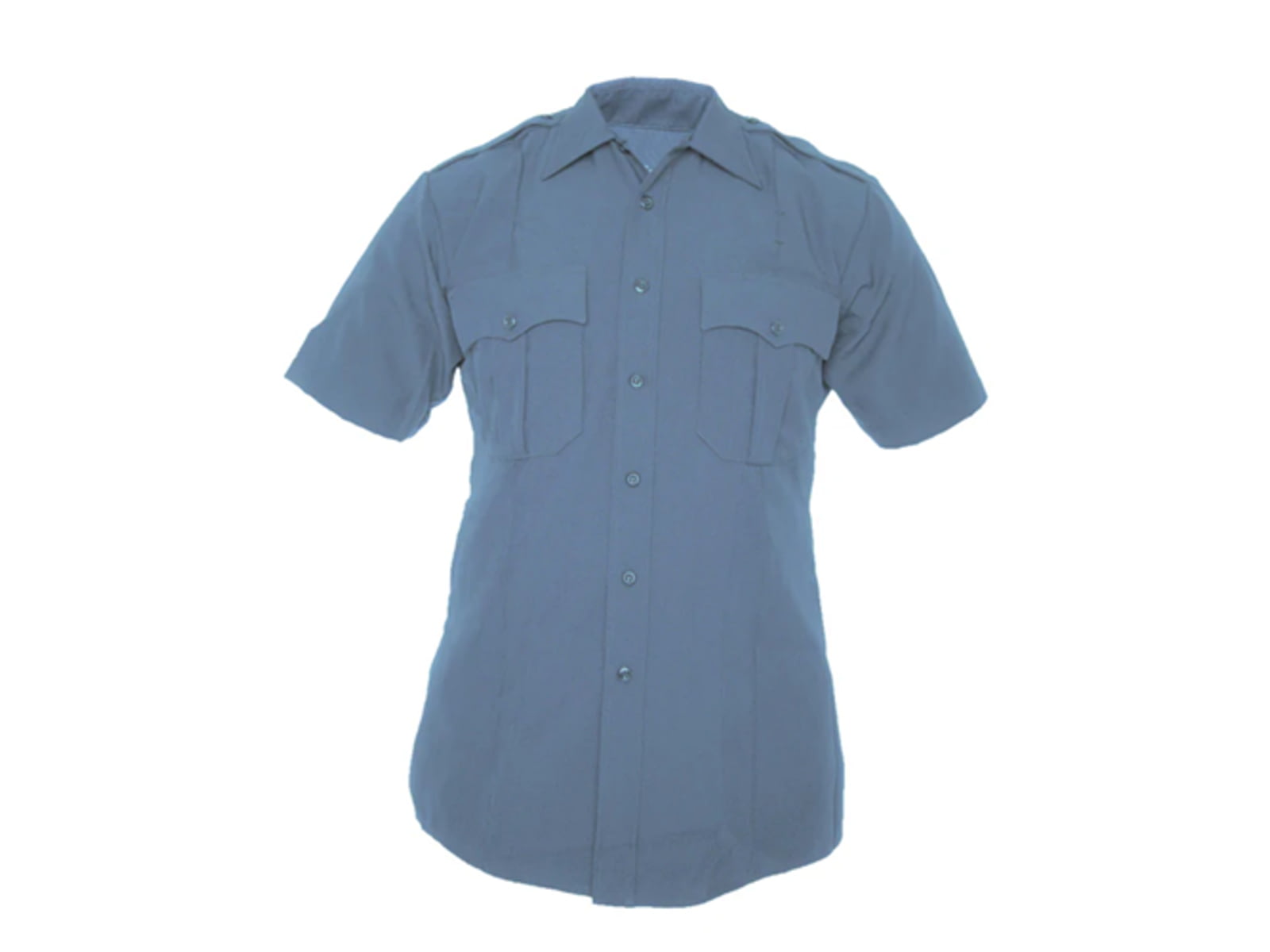 Elbeco TexTrop2 Long Sleeve Polyester Shirt - Men's French Blue 15.5 ELB-Z3319N-15.5