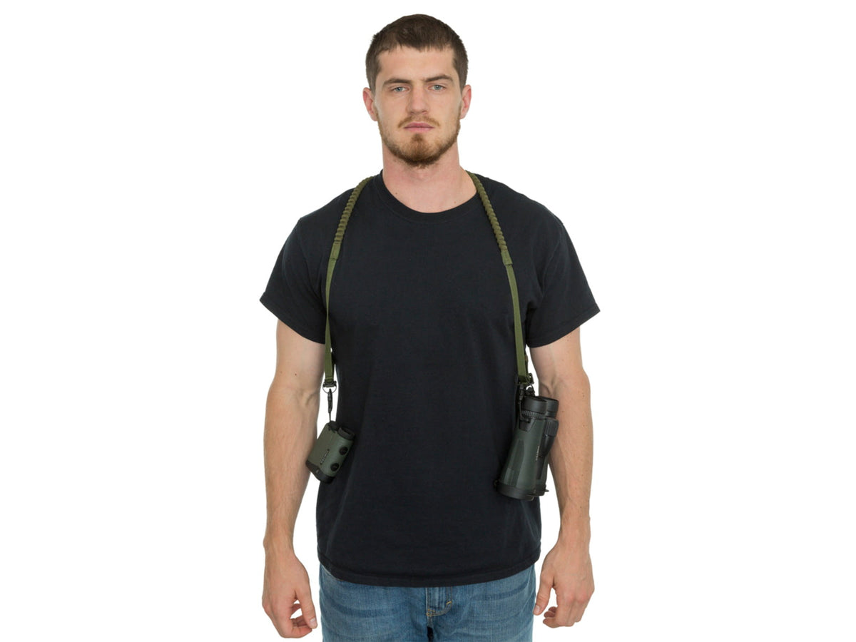 Elevation Dual Bino Harness Black/Green 1601001