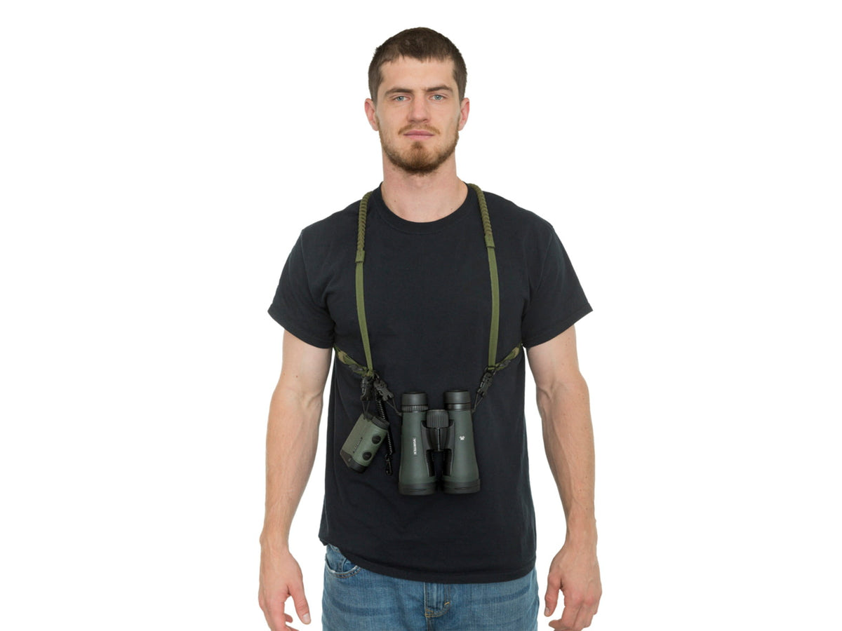 Elevation Dual Bino Harness Black/Green 1601001