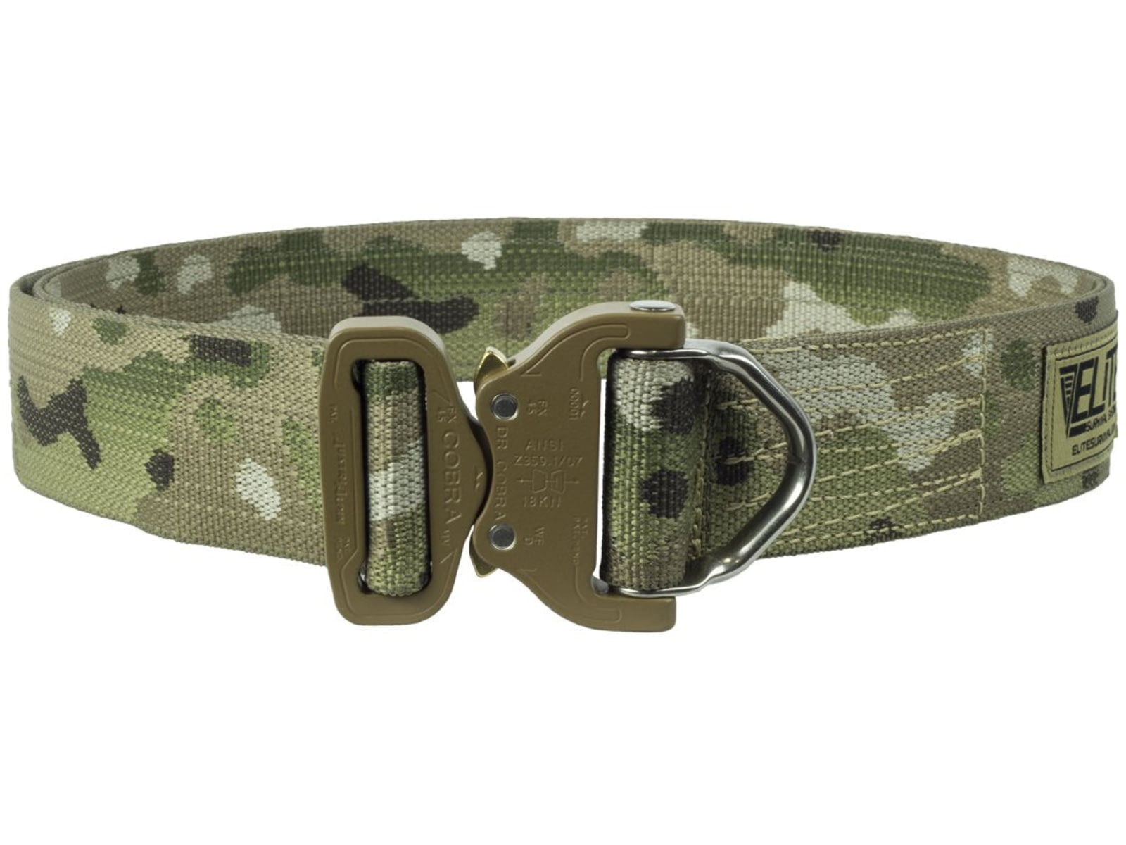 Elite Survival Systems Elite Cobra Rigger's Belt with D Ring Buckle Extra Large MultiCam CRB-M-XL