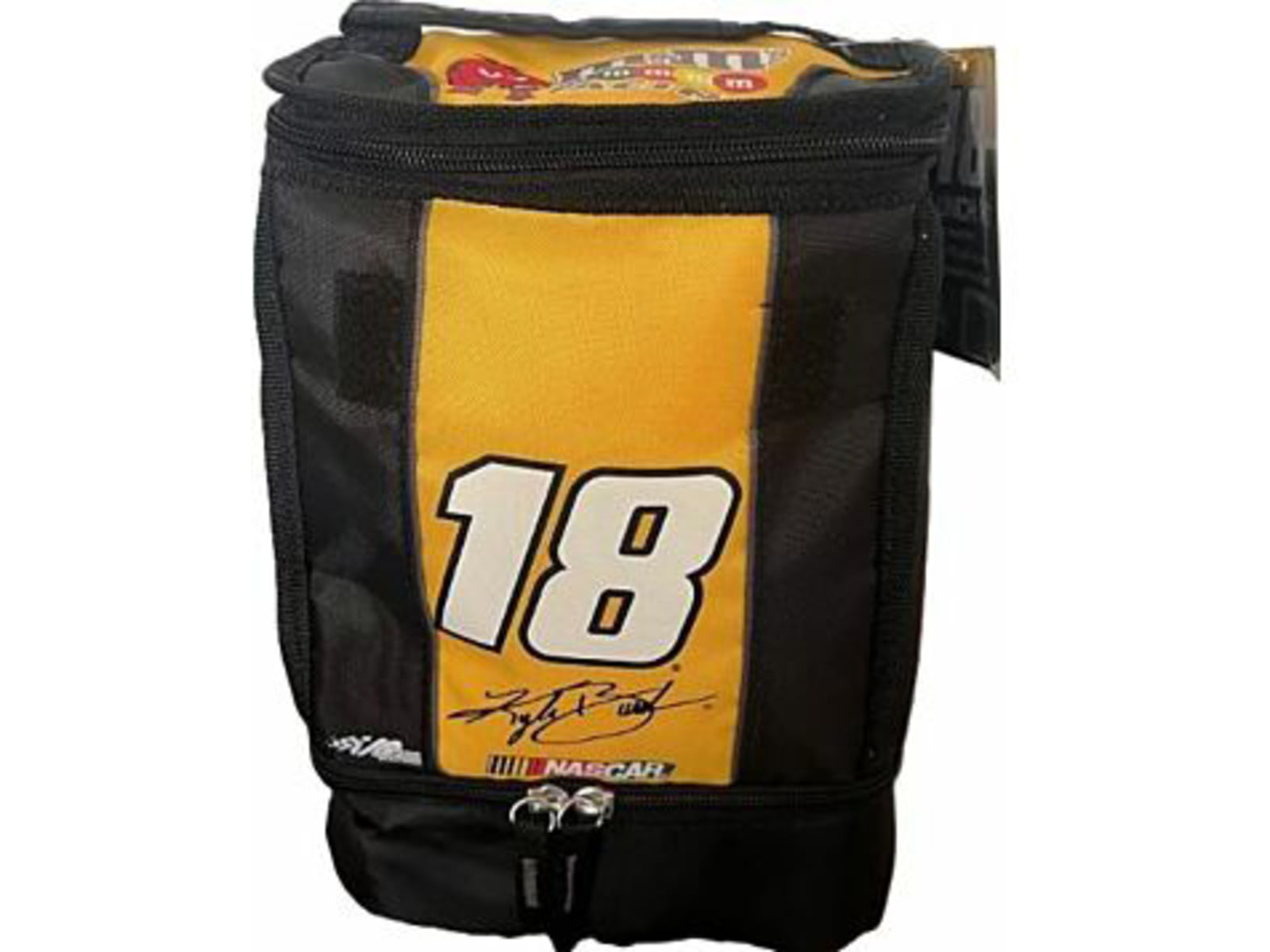 Encon Safety Products NASCAR #18 Kyle Busch Dual Compartment Lunch Kit Black/Yellow 270018