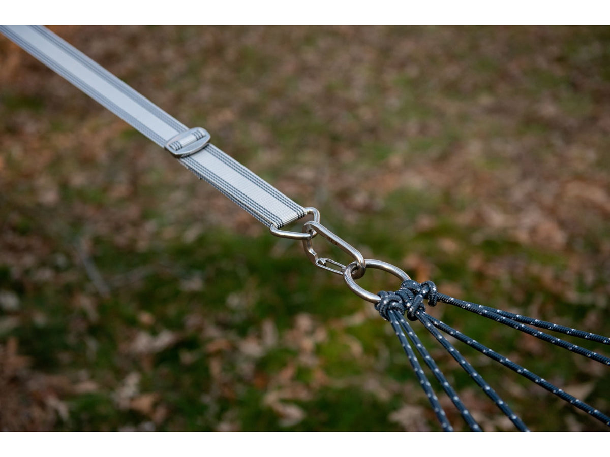 Eno Apollo Hammock Suspension System Straps Grey/Charcoal One Size ASP001