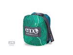 Eno DoubleNest Print Giving Back Hammocks Topo PCT/Teal One Size Z-PCT-DNP