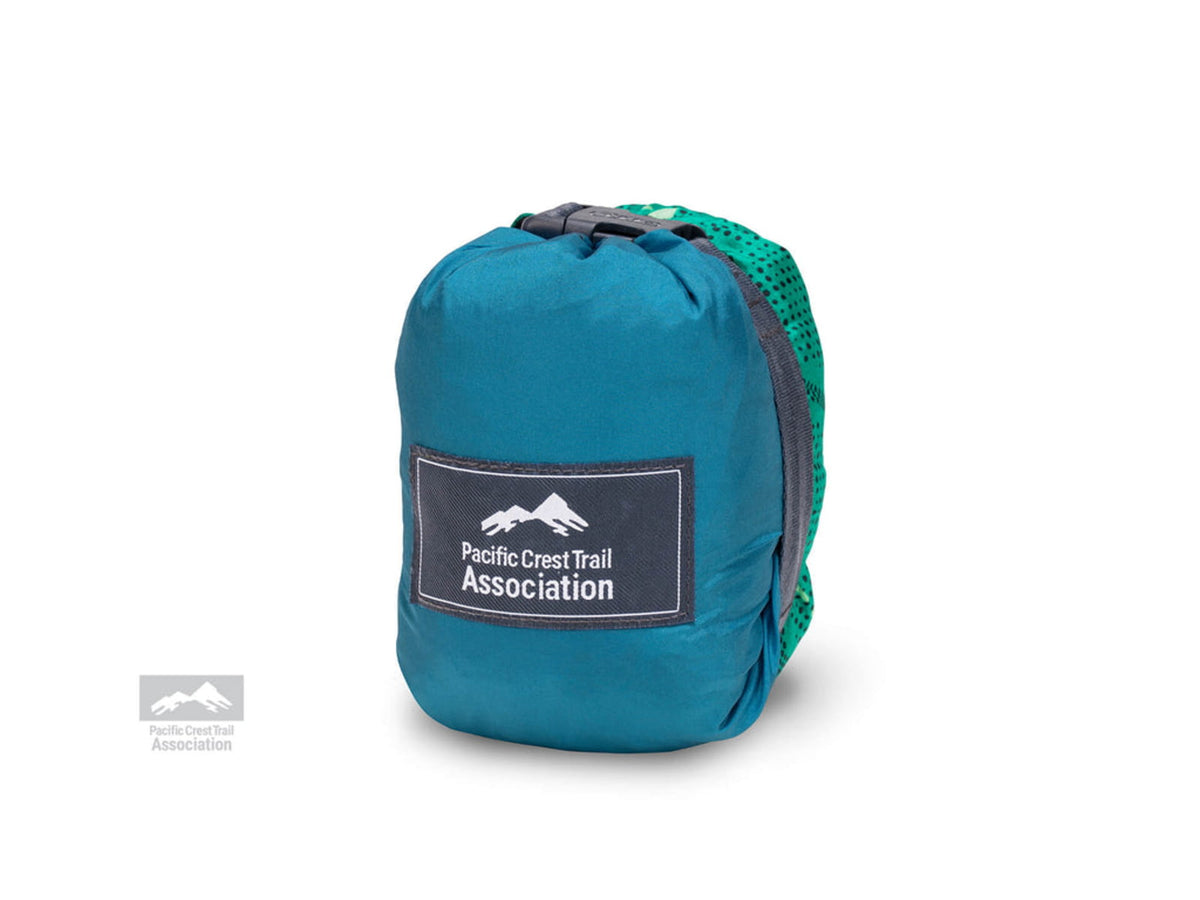 Eno DoubleNest Print Giving Back Hammocks Topo PCT/Teal One Size Z-PCT-DNP