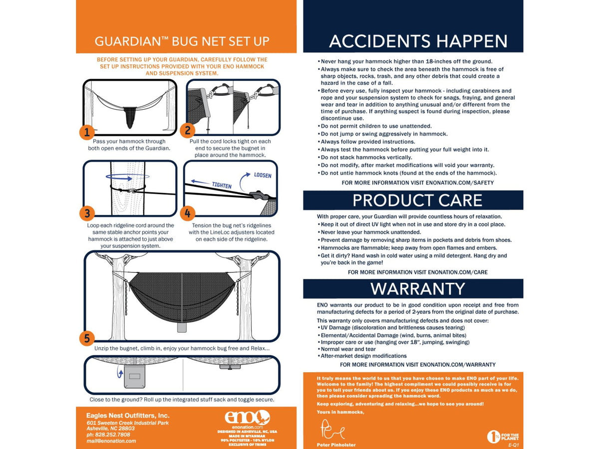 ENO NRS Guardian Bug Net BN001