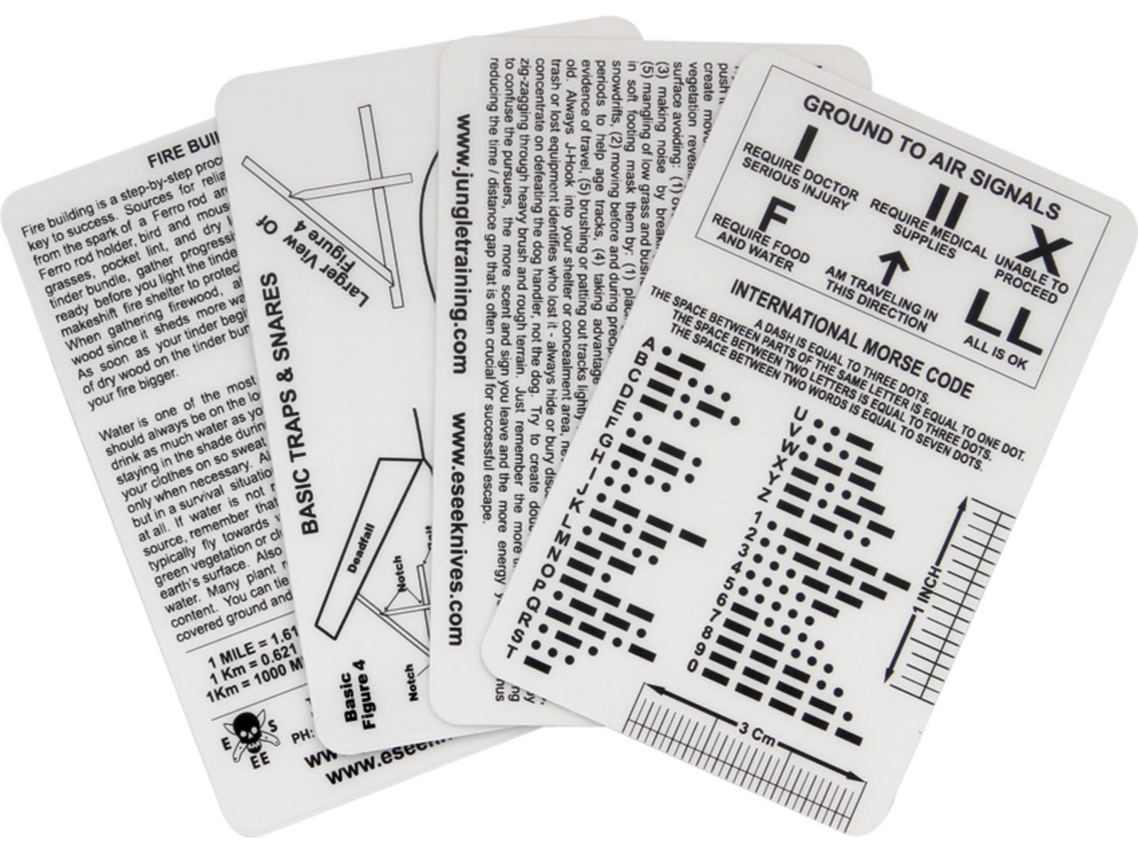 Esee Izula Gear Survival Card ESSURVCARD