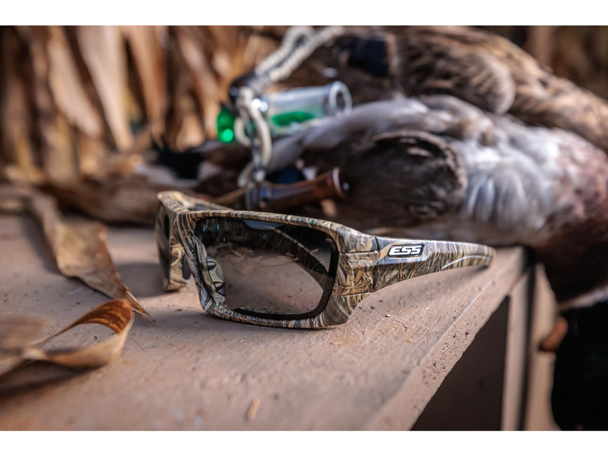 ESS 40Th Anniversary Rollbar Realtree Max-7 Sunglasses Realtree Camo Frame / Mirrored Brass / Smoke Gray Medium/Large