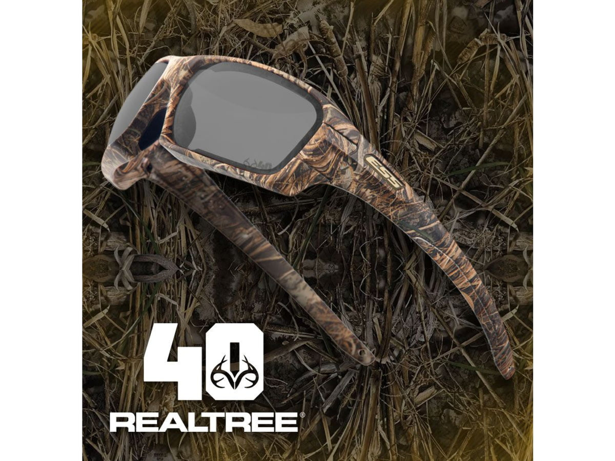 ESS 40Th Anniversary Rollbar Realtree Max-7 Sunglasses Realtree Camo Frame / Mirrored Brass / Smoke Gray Medium/Large