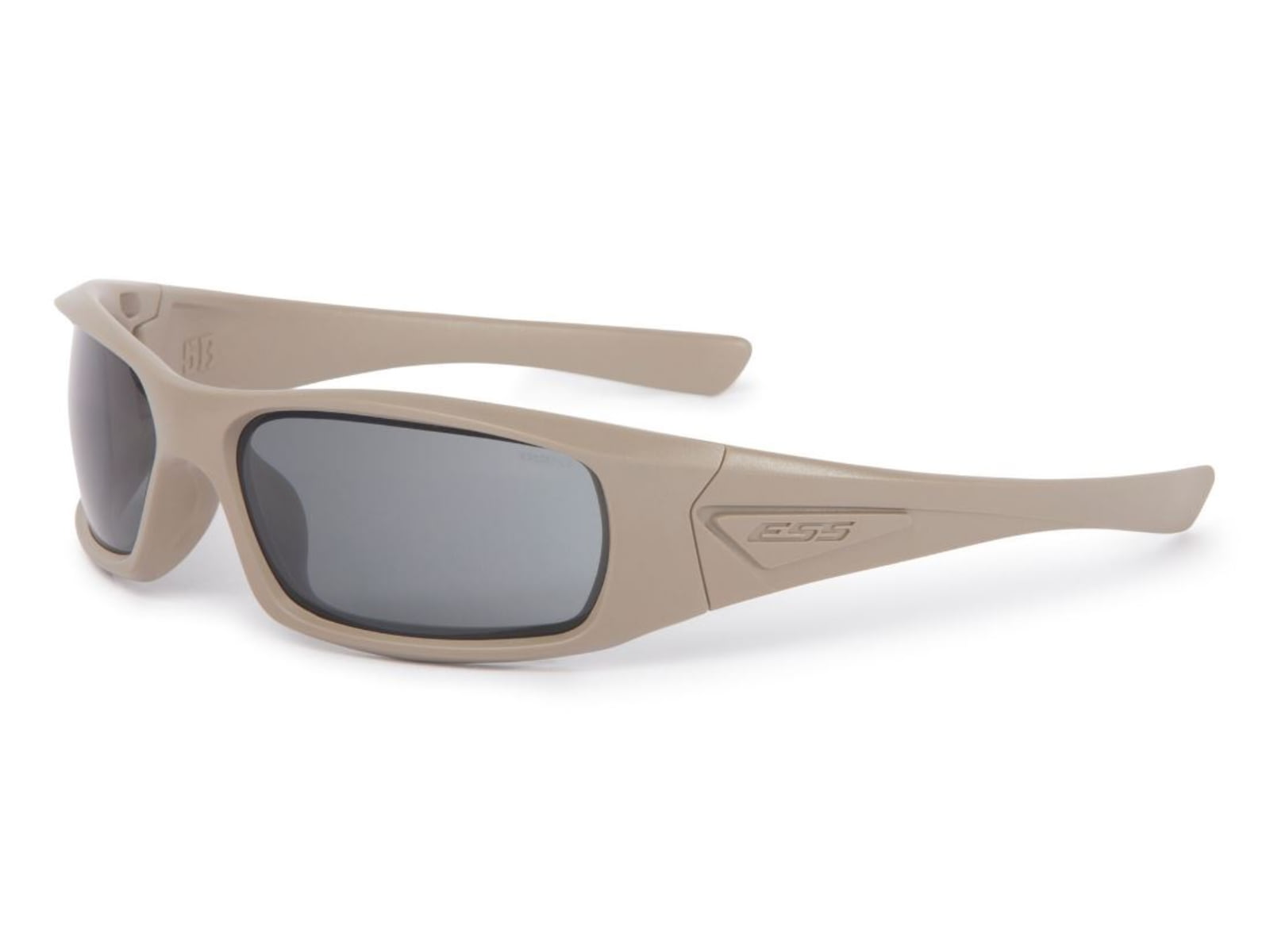 ESS 5B Series Ballistic SunglassesTerrain Tan Frame w/Smoke Gray Lens EE9006-15