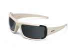 ESS CDI Max Sunglasses Desert Tan Frame Clear/Smoke Lenses
