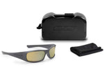 ESS Craftsman 5B Sunglasses Carbon Gray Frame Mirrored Brass Lens Medium EE9006-25