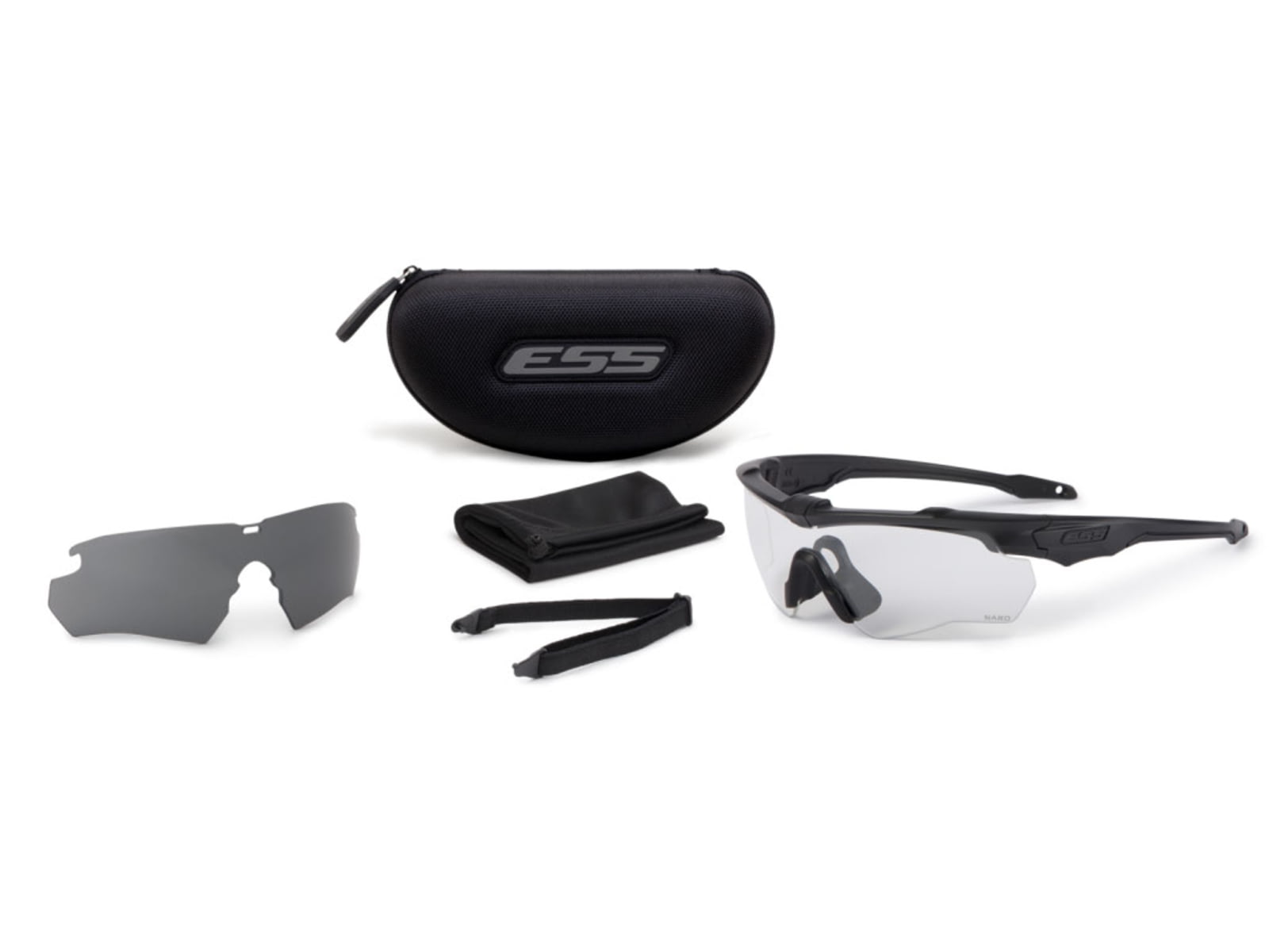 ESS CrossBlade NARO Blk 3LS Laser LPL-5+ Safety Glasses Black Unisex EE9034-19
