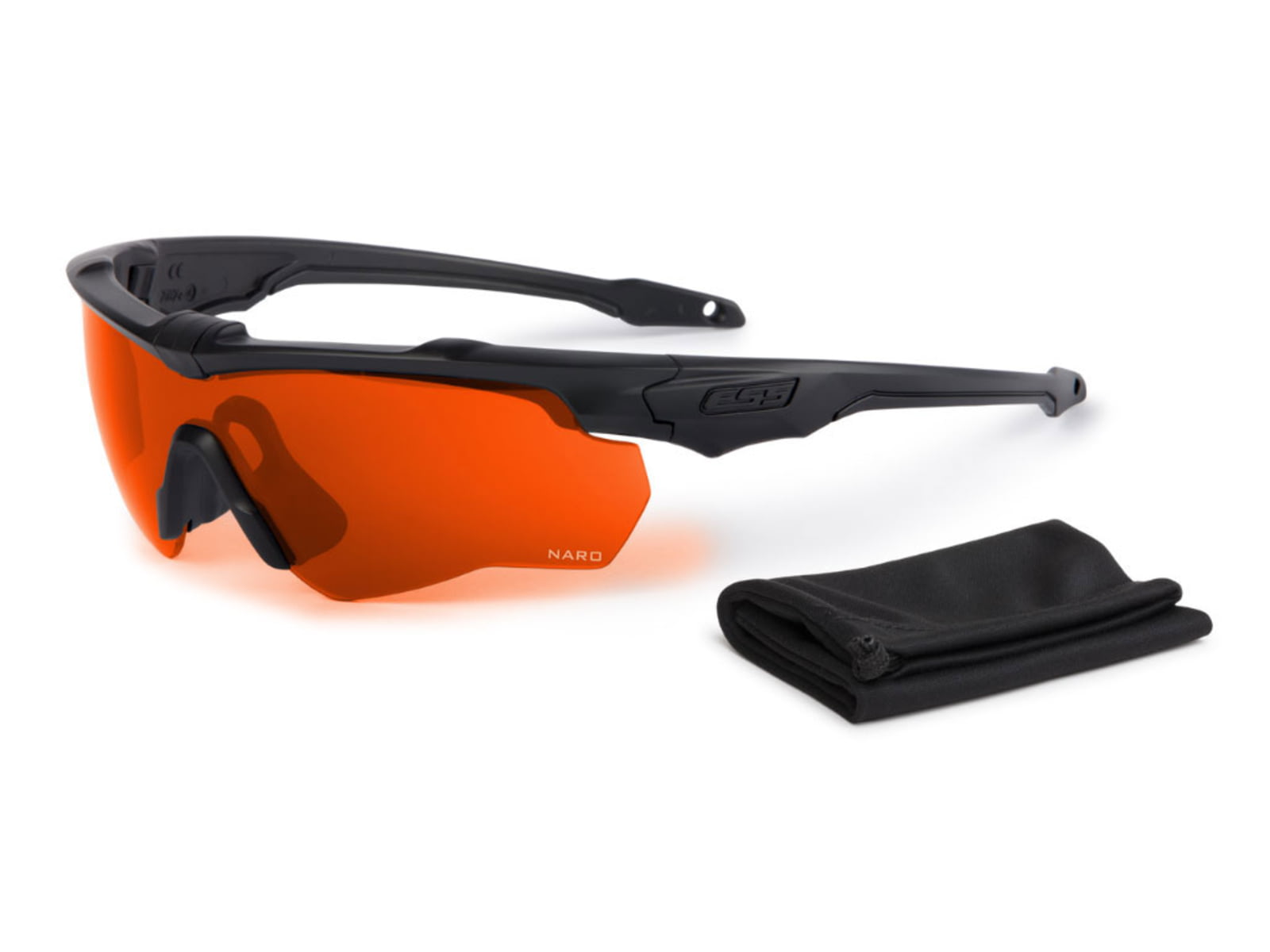 ESS CrossBlade ONE NARO Blk Laser LPL-5+ Safety Glasses Black Unisex EE9034-18