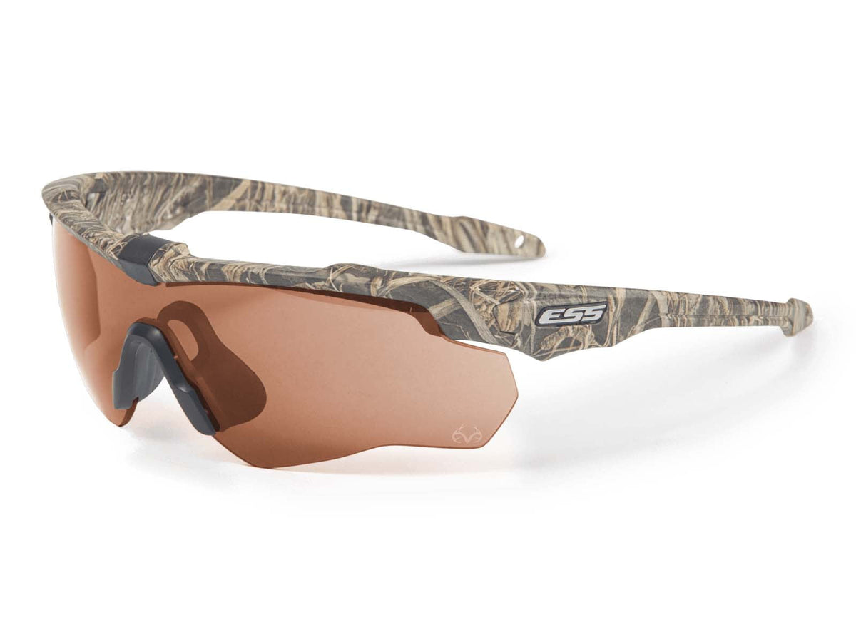 ESS Crossblade STD RealTree MAX7 Sunglasses Camo Frame Gray/Clear/HI-DEF Copper Lenses EE9032-25