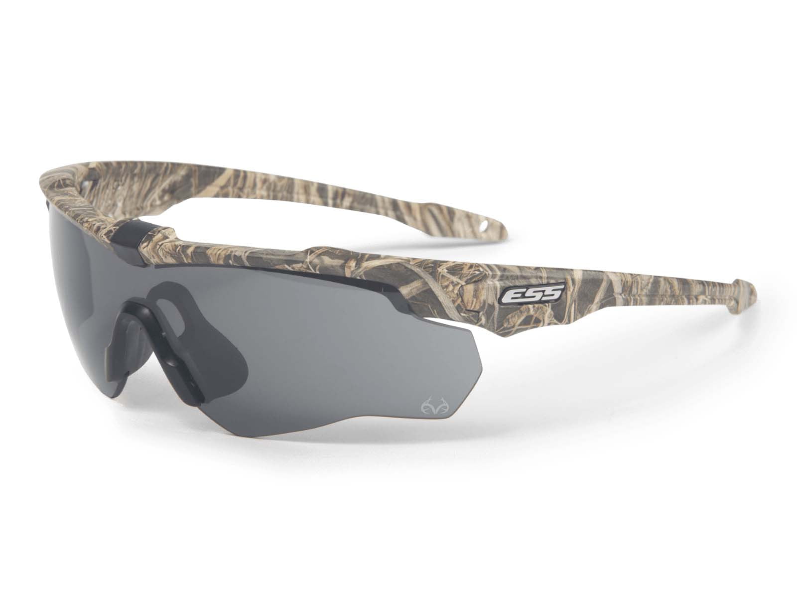 ESS Crossblade STD RealTree MAX7 Sunglasses Camo Frame Gray/Clear/HI-DEF Copper Lenses EE9032-25