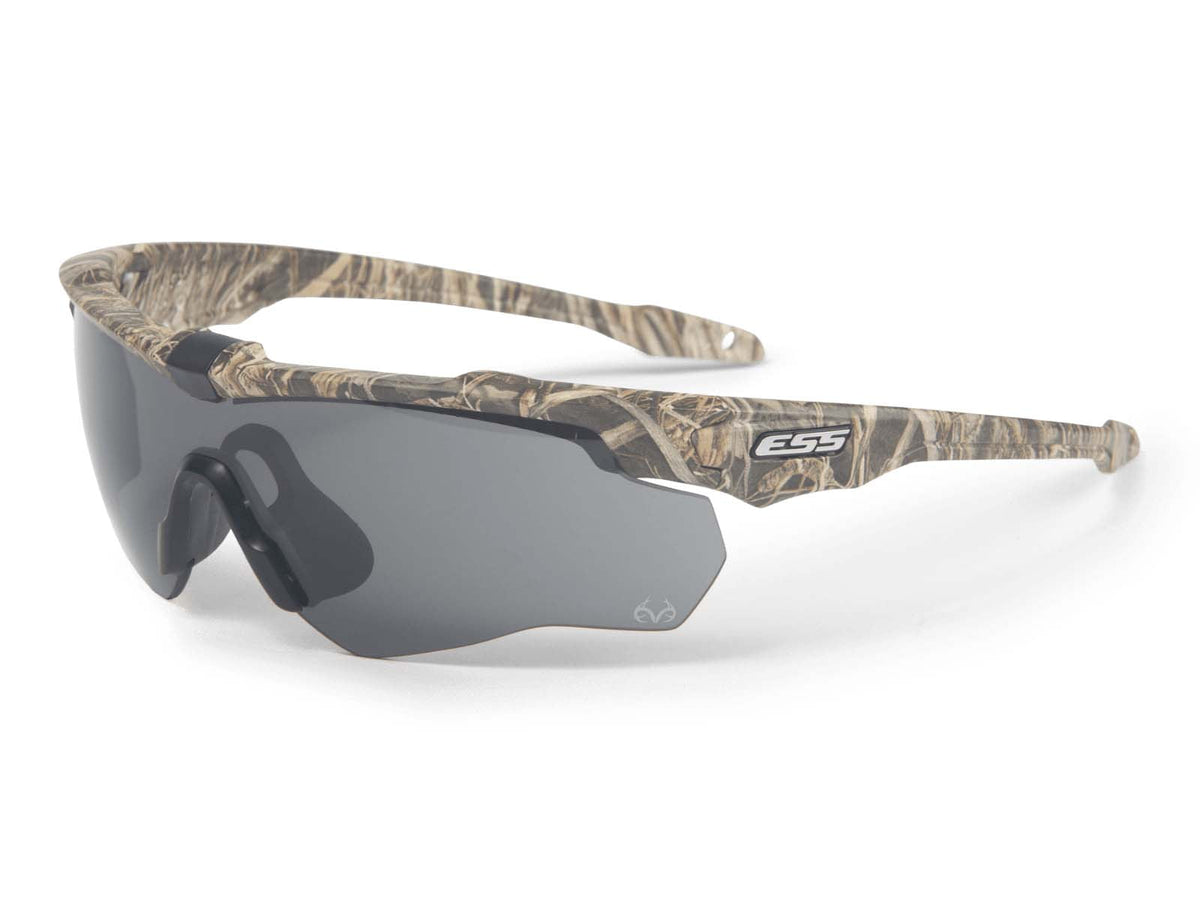 ESS Crossblade STD RealTree MAX7 Sunglasses Camo Frame Gray/Clear/HI-DEF Copper Lenses EE9032-25