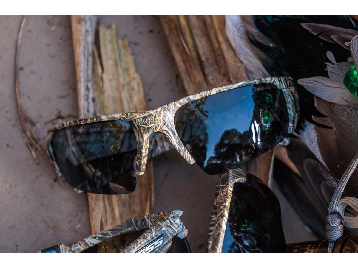 ESS Crowbar RealTree MAX7 Sunglasses Camo Frame Gray/Clear/Mirrored Copper Lenses EE9019-19