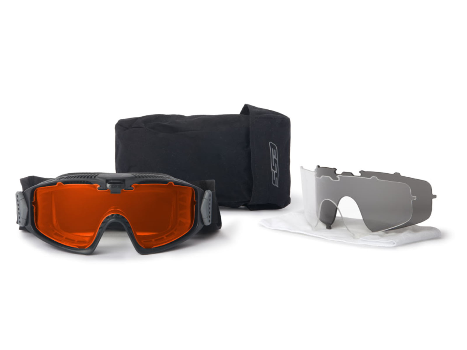 ESS Influx Black Laser 3LS LPL-5+ Safety Glasses Black Unisex EE7015-36
