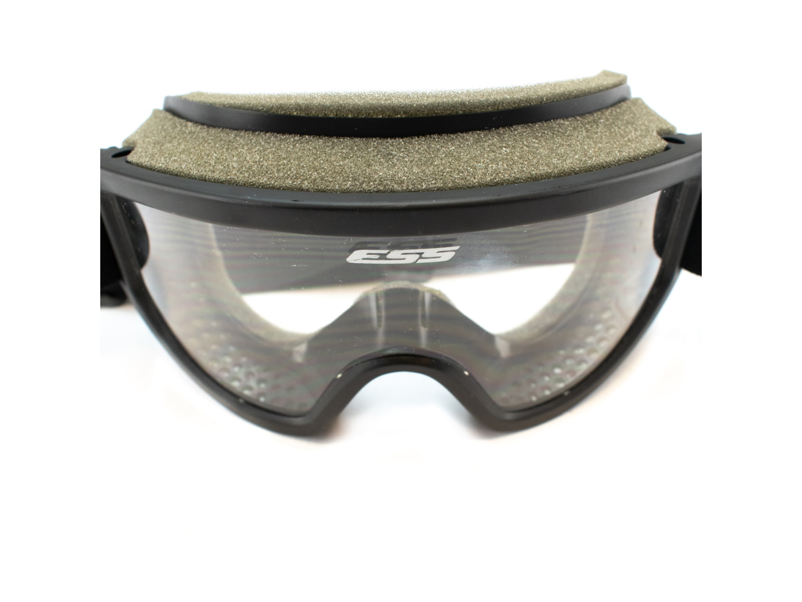ESS Profile TurboFan Military/Tactical Goggles - Black Frame Clear & Smoke Gray Lenses