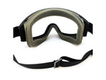 ESS Profile TurboFan Military/Tactical Goggles - Black Frame Clear & Smoke Gray Lenses