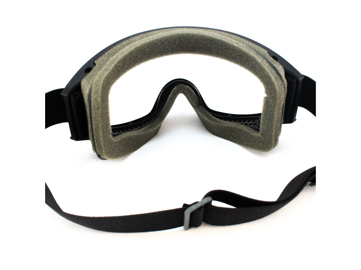 ESS Profile TurboFan Military/Tactical Goggles - Black Frame Clear & Smoke Gray Lenses