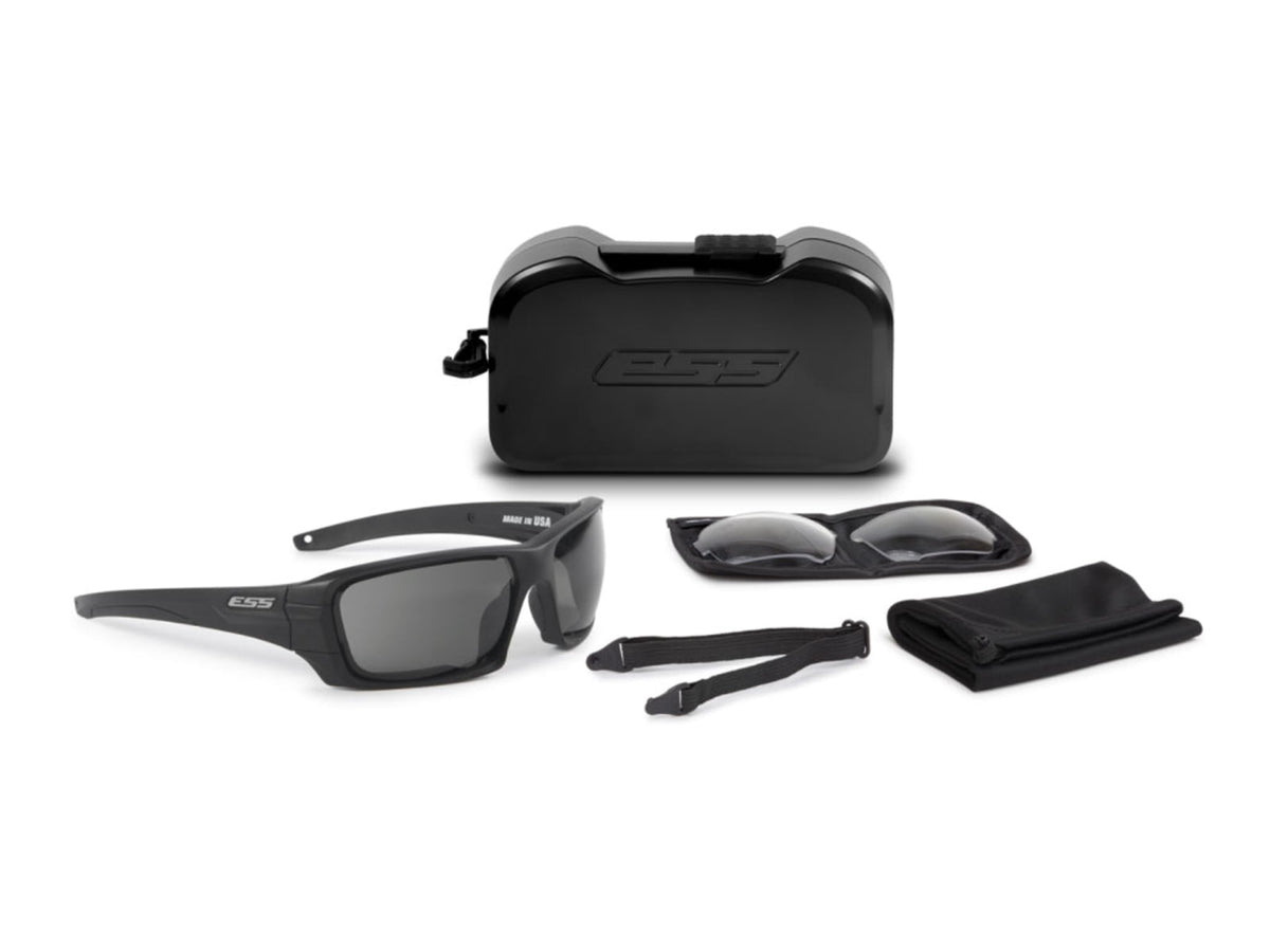 ESS Rollbar NARO Blk Silv Logo Safety Glasses Black Unisex EE9039-03
