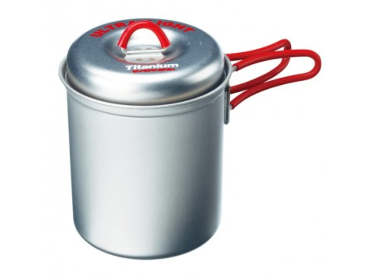 Evernew Titanium UltraLight Deep Pot Red 0.6L 696965