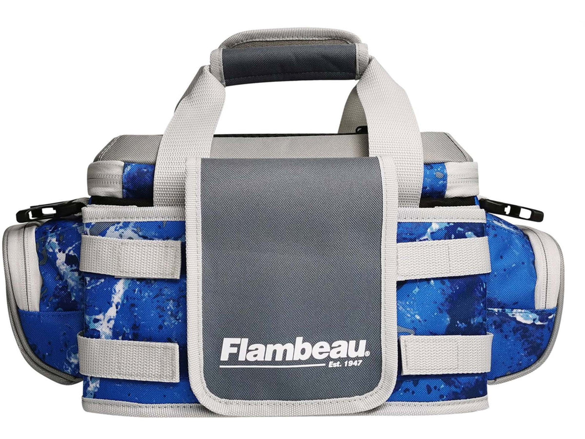 Evolution Outdoor 4007 Pro-Angler Zerust Tackle Bag Kinetic Blue Includes 3 Trays FL30000