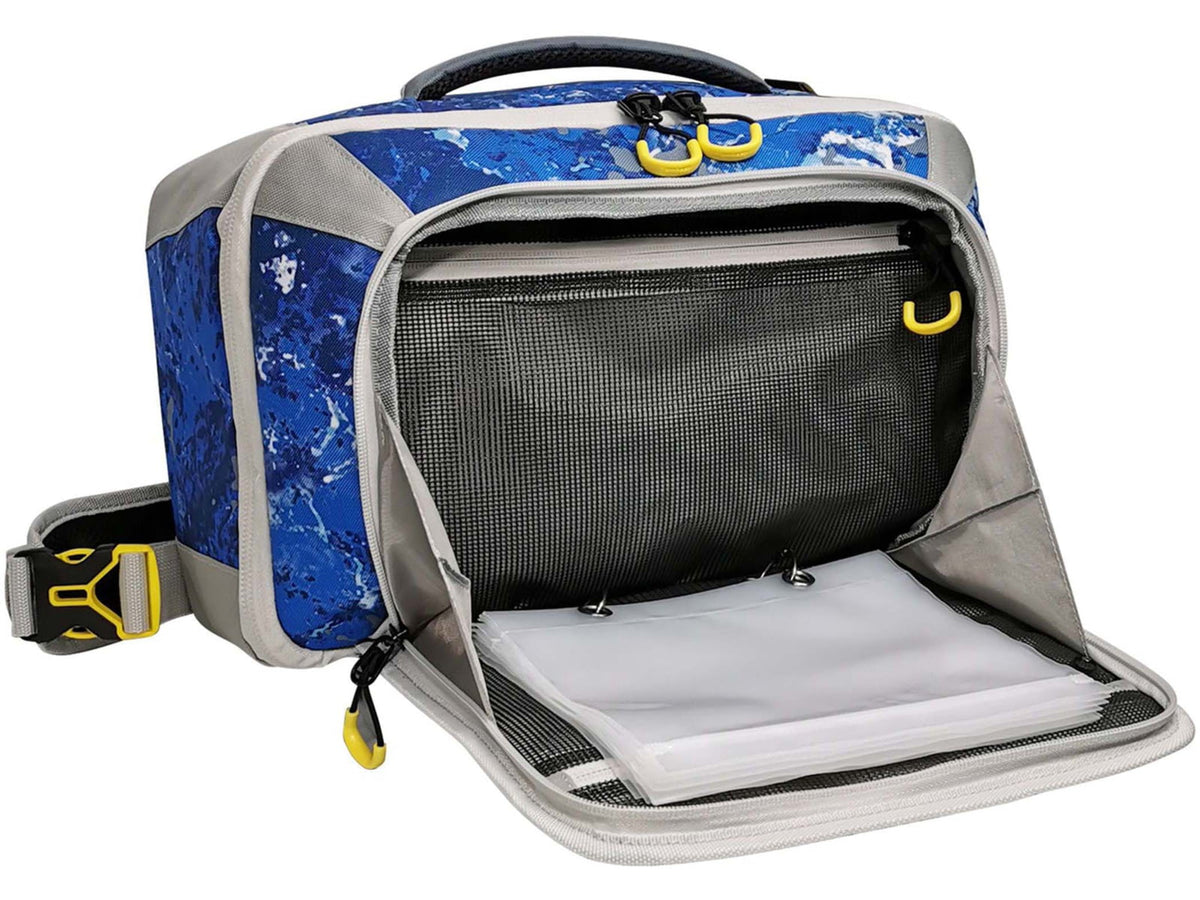 Evolution Outdoor 5007 Pro-Angler Zerust Sling Pack Kinetic Blue Includes 3 Trays FL30003