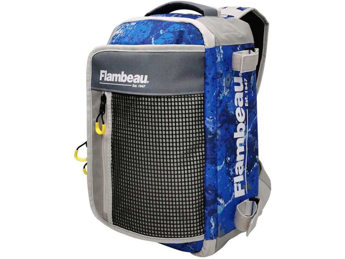 Evolution Outdoor 5007 Pro-Angler Zerust Sling Pack Kinetic Blue Includes 3 Trays FL30003