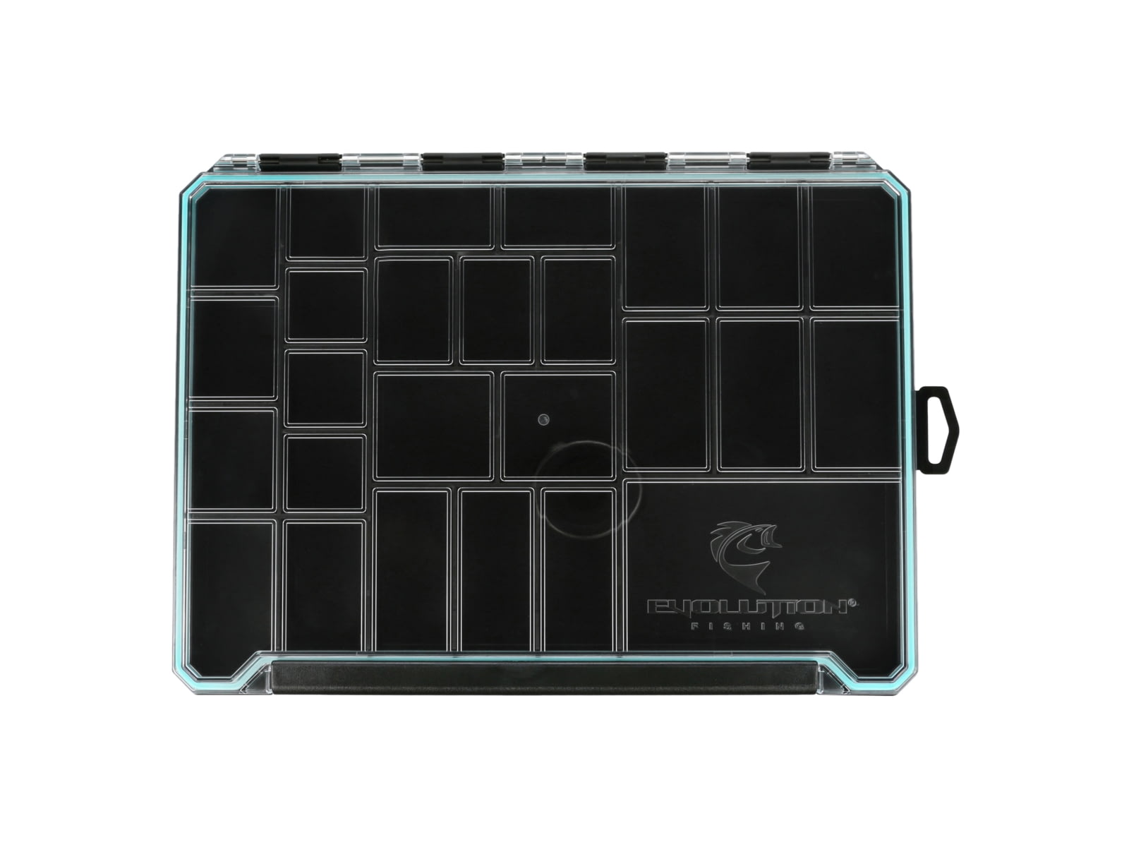 Evolution Outdoor Ballistix Terminal Tray Black clear 3700 sz tackle tray BLXTERM