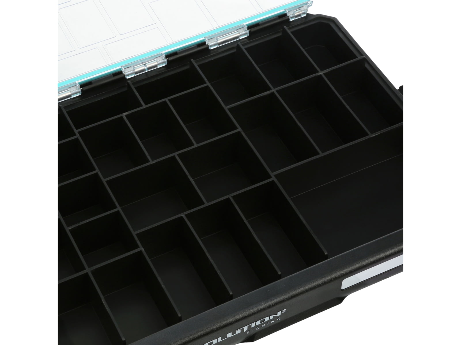 Evolution Outdoor Ballistix Terminal Tray Black clear 3700 sz tackle tray BLXTERM