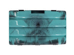 Evolution Outdoor Drift Series 3700 Colored Tackle Tray Seafoam Green/Black 3700 37004-EV